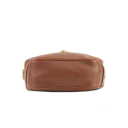 CELINE Gancini Round Shoulderbag Brown Vintage Old CELINE cjdmnu