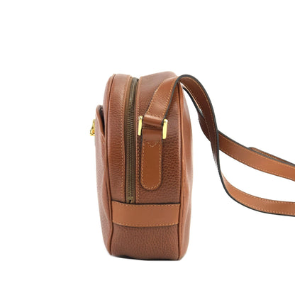 CELINE Gancini Round Shoulderbag Brown Vintage Old CELINE cjdmnu