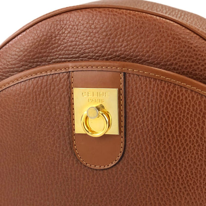 CELINE Gancini Round Shoulderbag Brown Vintage Old CELINE cjdmnu