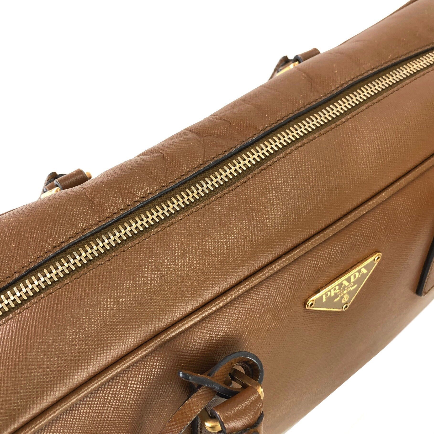 Vintage Prada Tan Calfskin Leather Ribbon Shopping Bag 197 060223 –  KimmieBBags LLC