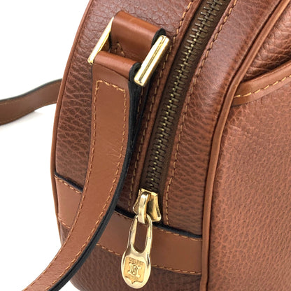 CELINE Gancini Round Shoulderbag Brown Vintage Old CELINE cjdmnu