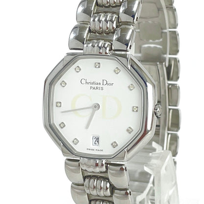Christian Dior Octagon Stainless steel Movement Watch Accessories Vintage Old hy4yym