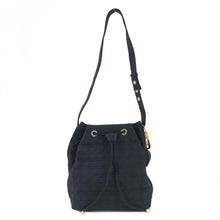 Load image into Gallery viewer, Christian Dior Cannage Charm Nylon Drawstring Shoulderbag Dark navy Vintage Old czvhv4
