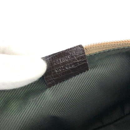 GUCCI Sherry line GG canvas Mini handbag Hobobag Beige Vintage Old Gucci j8bn5k