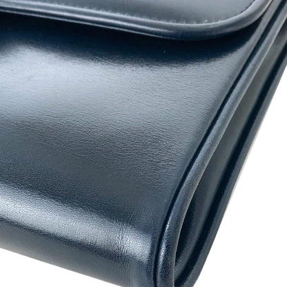 GUCCI GG logo 2Way Shoulder bag Clutch bag Navy Vintage Old Gucci yscy3p