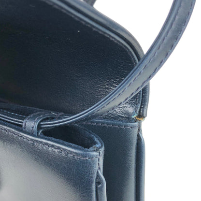 GUCCI GG logo 2Way Shoulder bag Clutch bag Navy Vintage Old Gucci yscy3p