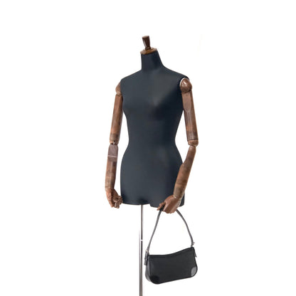 CELINE Macadam 布料 Hobo 手提包 黑色 復古 舊 CELINE 6mfx55