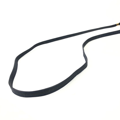 GUCCI Logo Leather Crossbody Shoulder bag Navy mini Old gucci Vintage 5iep48