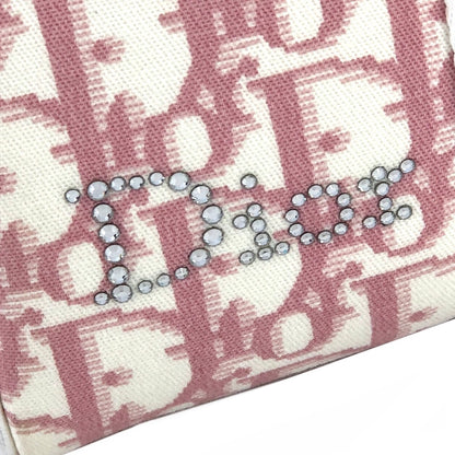 Christian Dior Trotter Girly line Flower PVC Leather Mini Boston Handbag Pink Vintage Old 36bpxp