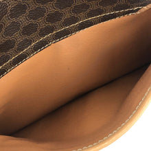 Load image into Gallery viewer, CELINE Macadam Blason embossed Flap Crossbody Shoulder bag Brown Vintage Old Celine jumd6w
