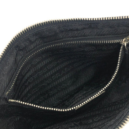 PRADA 三角形標誌尼龍 Hobobag 手提包 黑色 復古 舊款 3shvkr