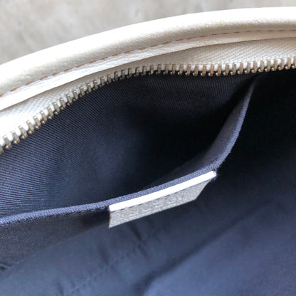 GUCCI Horseshoe Hobo bag Handbag white Vintage Old Gucci 4sesgs