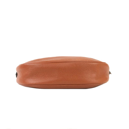 Yves Saint Laurent shoulder bag YSL Crossbody embossed brown vintage old hk253x