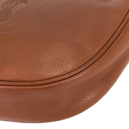 Yves Saint Laurent shoulder bag YSL Crossbody embossed brown vintage old hk253x