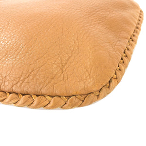 Bottega Veneta Leather Shoulder bag Handbag Camel Vintage Old fuvc6j