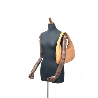 Bottega Veneta Leather Shoulder bag Handbag Camel Vintage Old fuvc6j