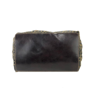 FENDI Zucca Jacquard Shoulder bag Brown Vintage Old nctseg