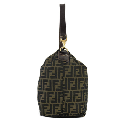FENDI Zucca Jacquard Shoulder bag Brown Vintage Old nctseg