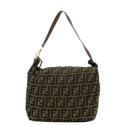 FENDI Zucca Jacquard Shoulder bag Brown Vintage Old nctseg