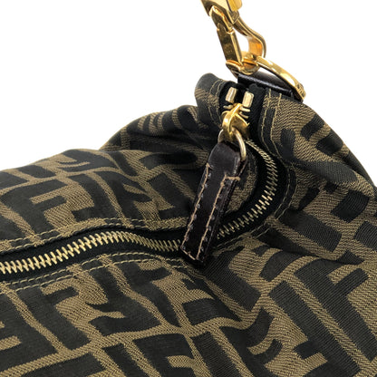 FENDI Zucca Jacquard Shoulder bag Brown Vintage Old nctseg