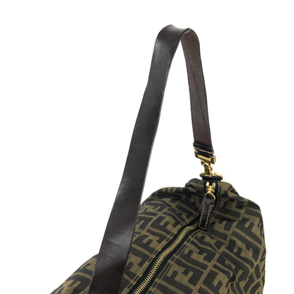 FENDI Zucca Jacquard Shoulder bag Brown Vintage Old nctseg