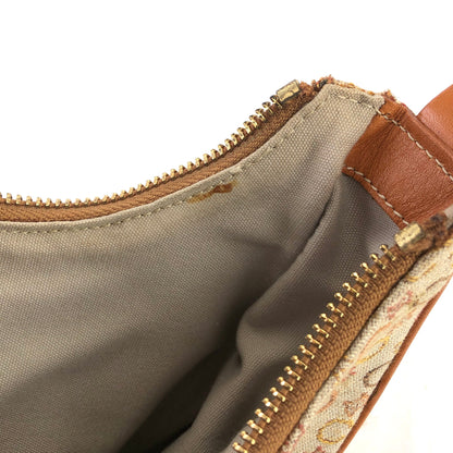 CELINE C Macadam Jacquard Handag Hobobag AVA Beige Old Celine Vintage zdpizt