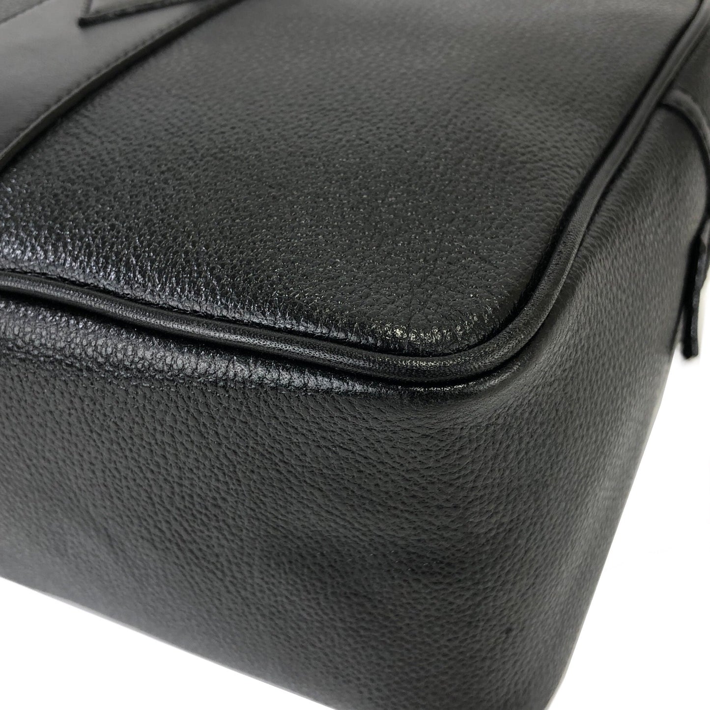 Yves Saint Laurent YSL logo Handbag Boston bag Black Vintage Old ruwjug