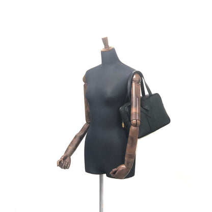 Yves Saint Laurent YSL logo Handbag Boston bag Black Vintage Old ruwjug