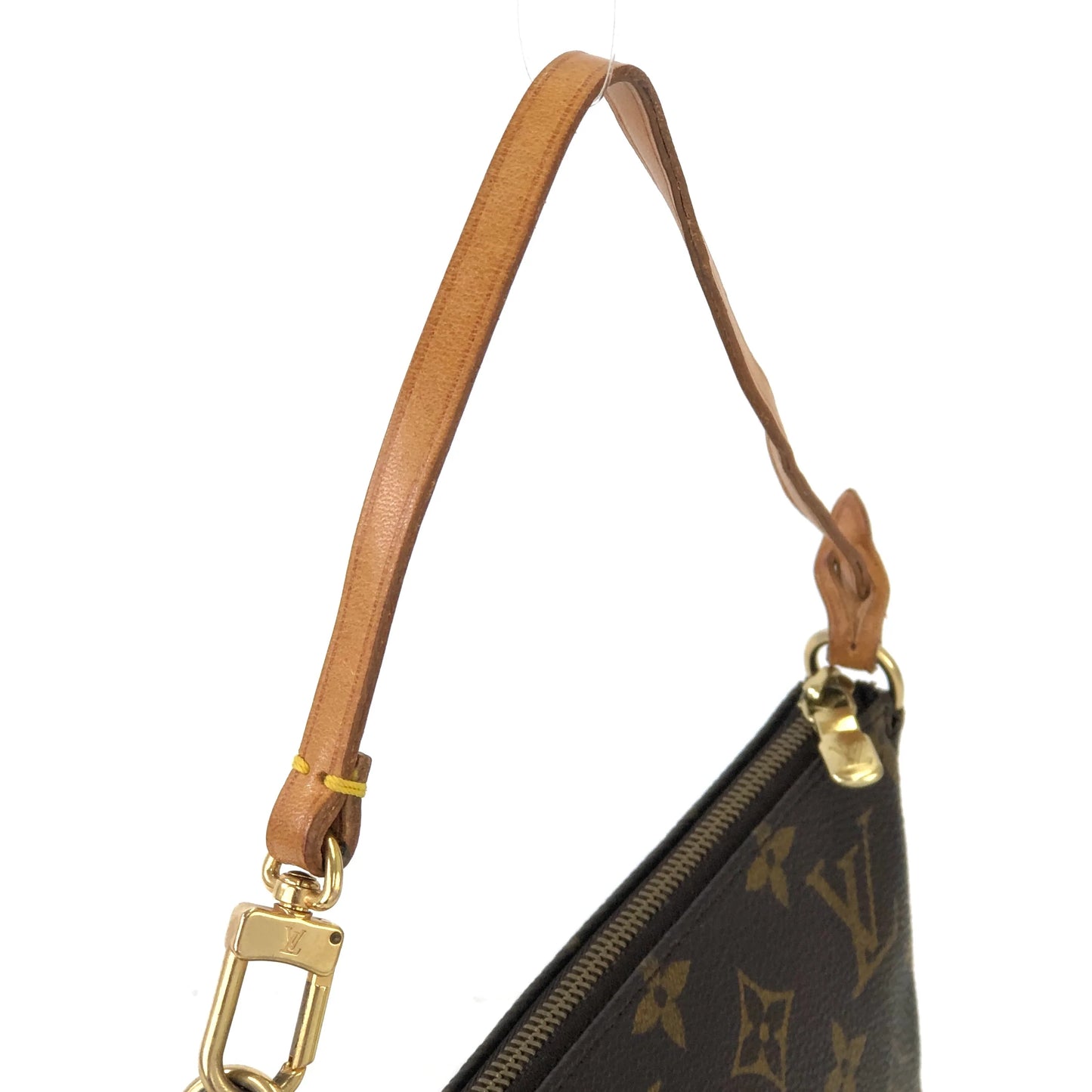 LOUIS VUITTON Monogram accessoire M51980 Small Handbag Brown Vintage Old 3t7wpy