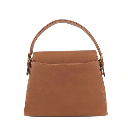 VALENTINO GARAVANI Logo Handbag Shoulder bag Brown Vintage Old cidenm