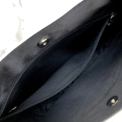 PRADA Logo Hobobag Handbag White Vintage Old 68xah5