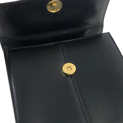 Yves Saint Laurent YSL logo 2way Handbag Shoulder bag Black Vintage Old 5ub8rx