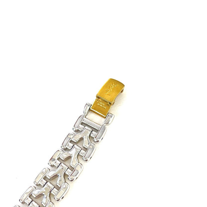 Yves Saint Laurent Watch Silver Old Vintage Accessory YSL dyvprc