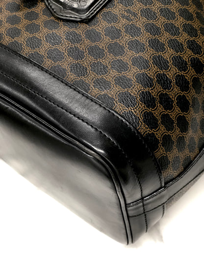 CELINE Macadam Drawstring shoulder bag Black Vintage Old CELINE 3e3bei