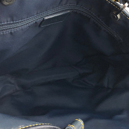 Christian Dior Trotter Jaguar Tote Bag Navy vintage Old rc5wxj