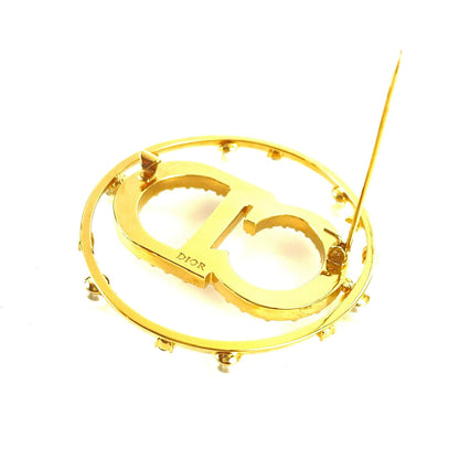 Christian Dior 標誌珍珠寶石 CLAIR D LUNE 胸針金配件 ee6t7m
