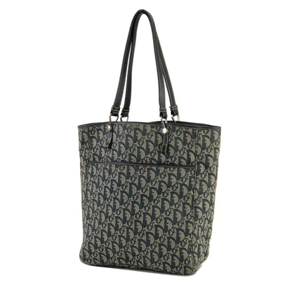 Christian Dior Trotter Jaguar Tote Bag Navy vintage Old rc5wxj