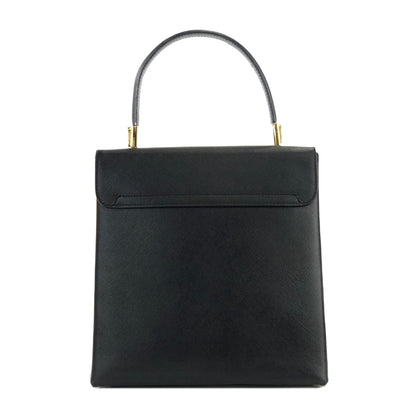 Salvatore Ferragamo Gancini 壓花皮革 2way 肩包 Bandbag 黑色 復古 舊 jbv5dw