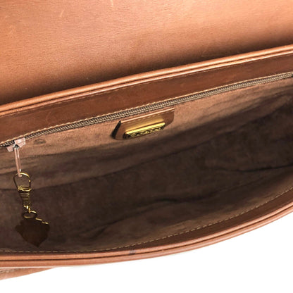 GUCCI horsebit leather shoulder bag brown vintage old Gucci e3fjsr