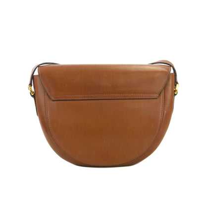 GUCCI horsebit leather shoulder bag brown vintage old Gucci e3fjsr