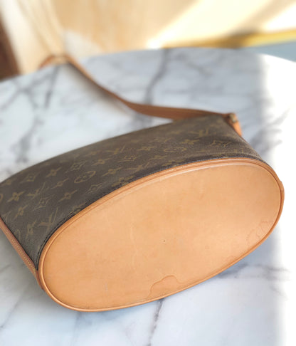 LOUIS VUITTON Monogram M51290 Drouot shoulder bag Brown vintage Old 48wbd2