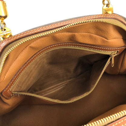 CELINE Macadam 前袋手提包 Bugatti 包棕色復古舊 Celine chvz35