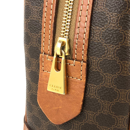 CELINE Macadam 前袋手提包 Bugatti 包棕色復古舊 Celine chvz35
