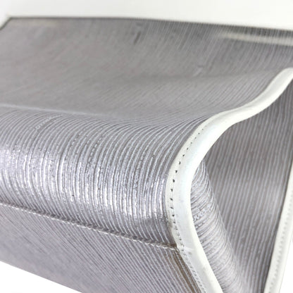 Salvatore Ferragamo 標誌浮雕透明包肩背包手提包白色復古舊 rwnbrc