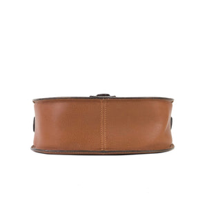 GUCCI Sherry line Buckle Round Crossbody Shoulder bag Brown Old Gucci vintage 8rt3yb