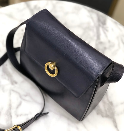 CELINE Gancini 斜背包 單肩包 海軍藍 復古 舊款 CELINE z5yg6k