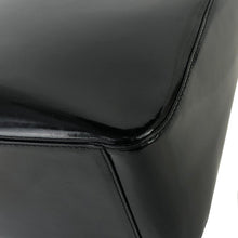 Load image into Gallery viewer, CELINE Cutout logo Patent leather Handbag Black Vintage Old Celine yie8jb
