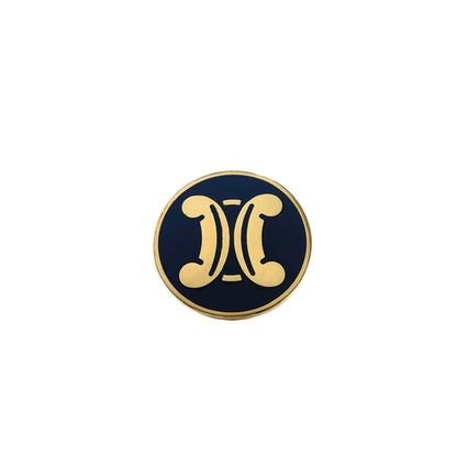 CELINE Triomphe 絲巾環 黑色 配件 復古 舊款 celine iud88i