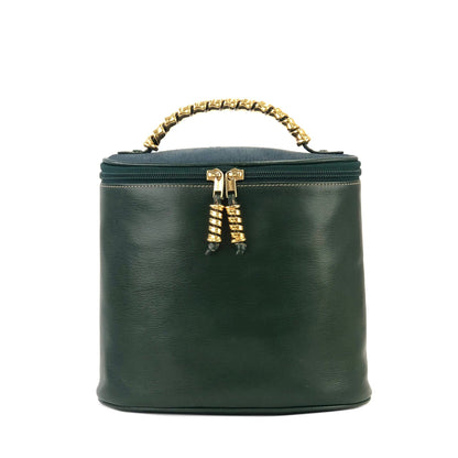 LOEWE Velazquez Handbag Vanitybag Green Vintage Old 3exasj