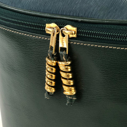 LOEWE Velazquez Handbag Vanitybag Green Vintage Old 3exasj